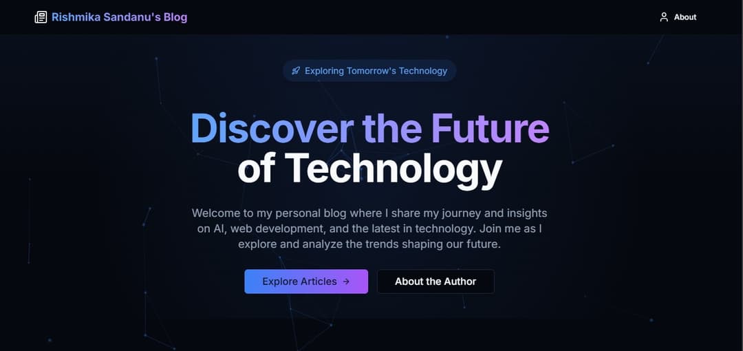 Personal Blog Platform